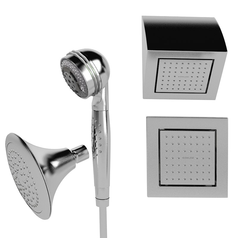 3d model of kohler forte shower